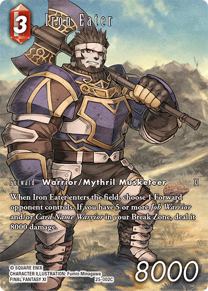 Final Fantasy TCG - Opus XXV - 25-002 Iron Eater Full Art