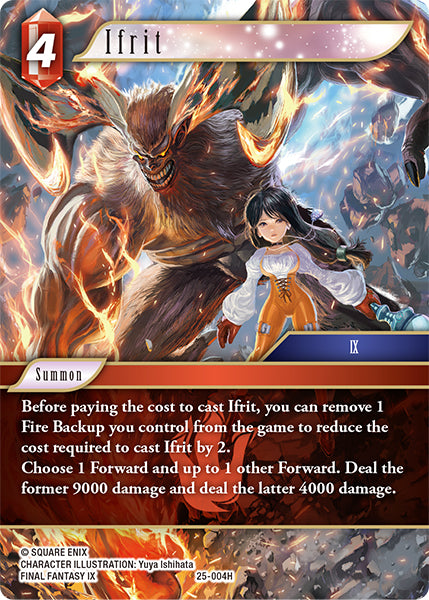 Final Fantasy TCG - Opus XXV - 25-004 Ifrit