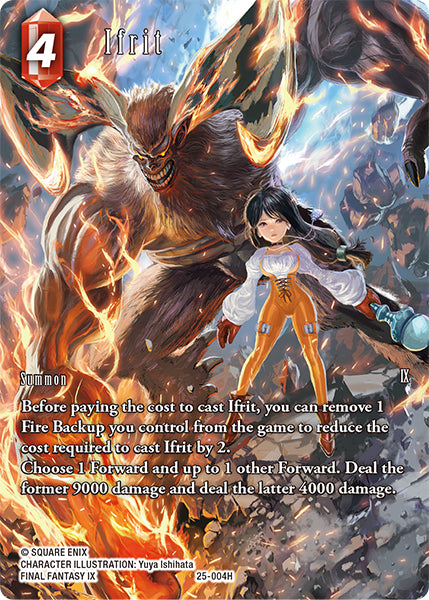 Final Fantasy TCG - Opus XXV - 25-004 Ifrit Full Art