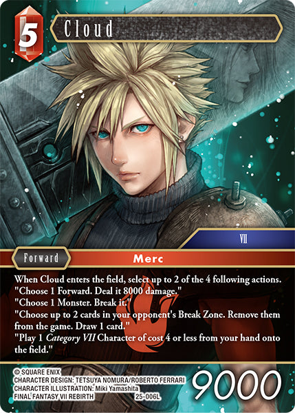 Final Fantasy TCG - Opus XXV - 25-006 Cloud
