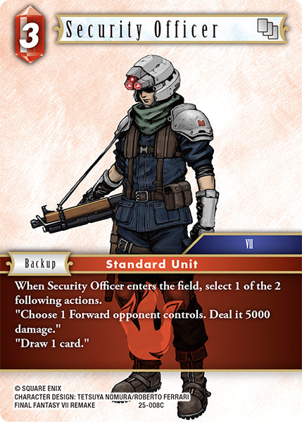Final Fantasy TCG - Opus XXV - 25-008 Security Officer
