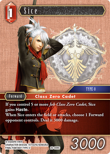Final Fantasy TCG - Opus XXV - 25-009 Sice