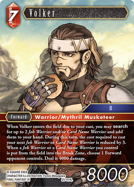 Final Fantasy TCG - Opus XXV - 25-014 Volker