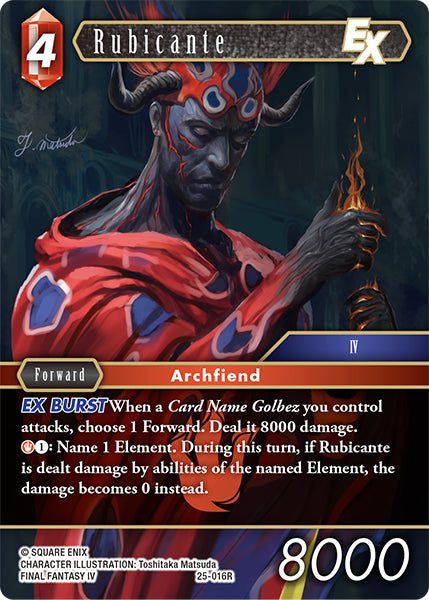 Final Fantasy TCG - Opus XXV - 25-016 Rubicante