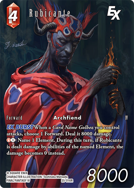 Final Fantasy TCG - Opus XXV - 25-016 Rubicante Full Art