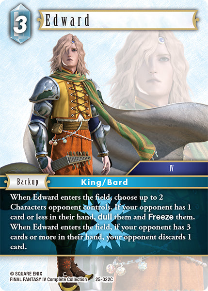 Final Fantasy TCG - Opus XXV - 25-022 Edward