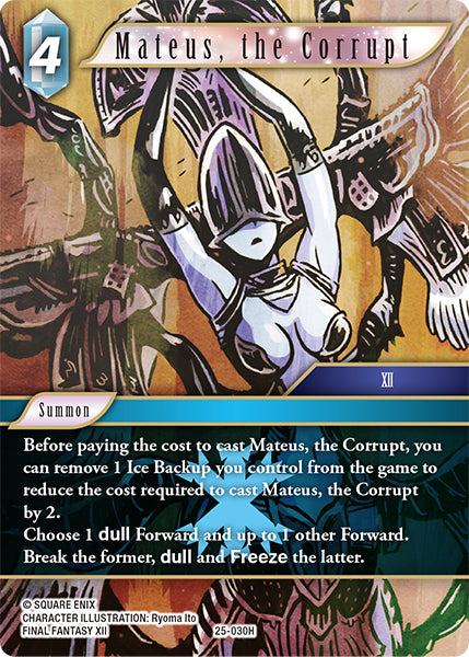 Final Fantasy TCG - Opus XXV - 25-030 Mateus, the Corrupt
