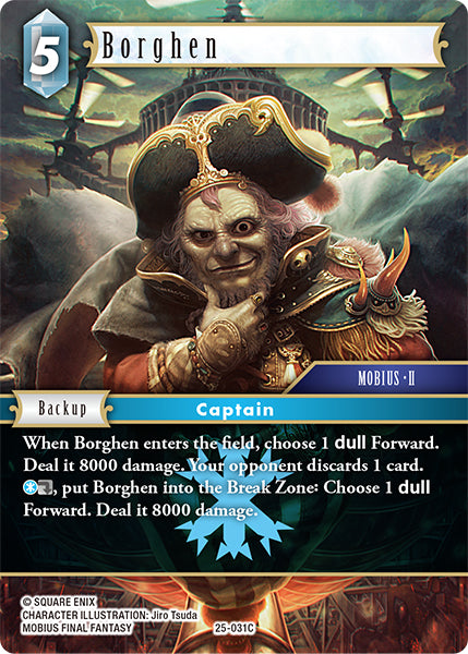 Final Fantasy TCG - Opus XXV - 25-031 Borghen
