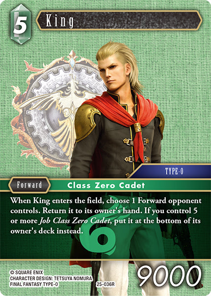 Final Fantasy TCG - Opus XXV - 25-036 King