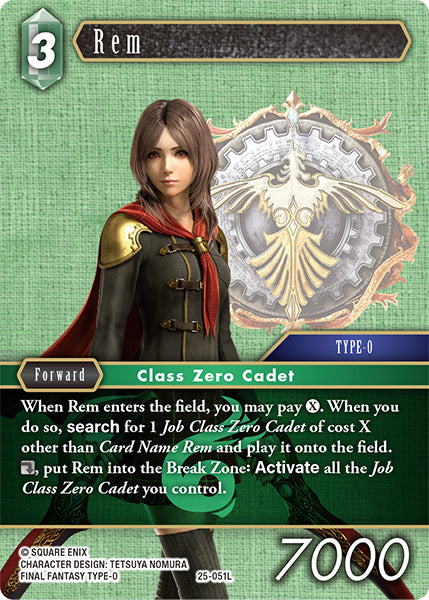 Final Fantasy TCG - Opus XXV - 25-051 Rem