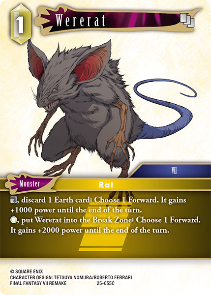 Final Fantasy TCG - Opus XXV - 25-055 Wererat