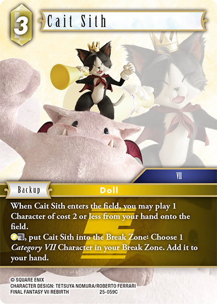 Final Fantasy TCG - Opus XXV - 25-059 Cait Sith
