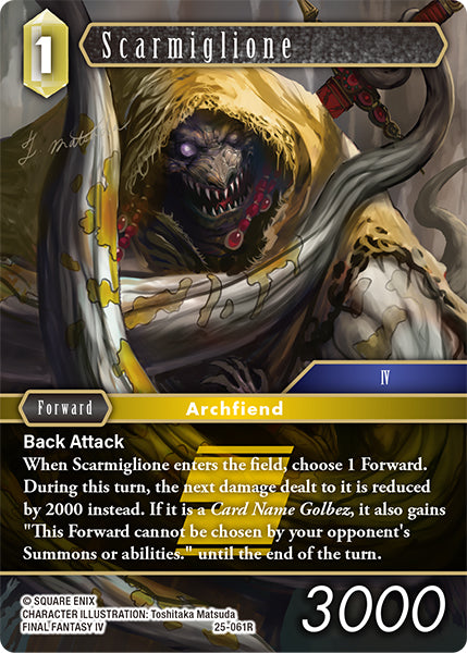Final Fantasy TCG - Opus XXV - 25-061 Scarmiglione