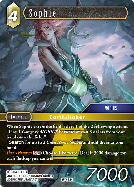 Final Fantasy TCG - Opus XXV - 25-062 Sophie