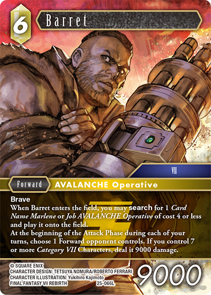 Final Fantasy TCG - Opus XXV - 25-066 Barret Foil