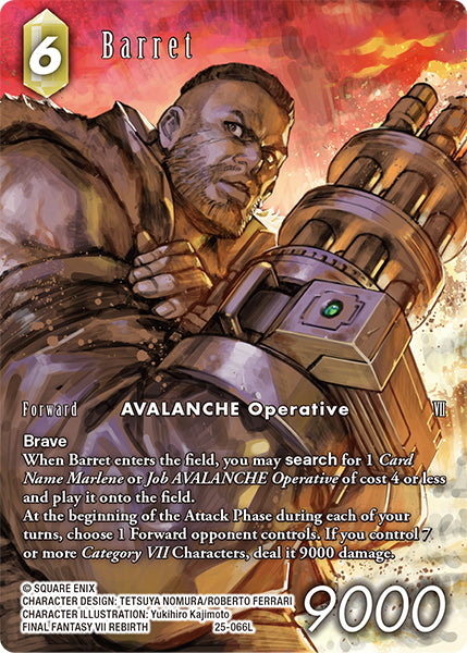 Final Fantasy TCG - Opus XXV - 25-066 Barret Full Art