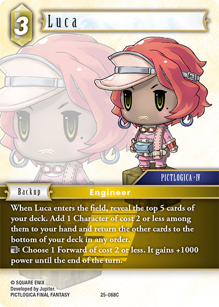 Final Fantasy TCG - Opus XXV - 25-068 Luca