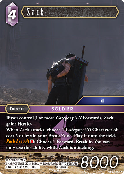 Final Fantasy TCG - Opus XXV - 25-073 Zack