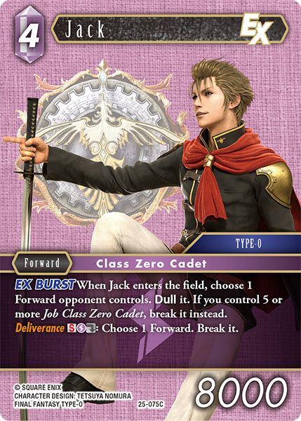 Final Fantasy TCG - Opus XXV - 25-075 Jack Foil