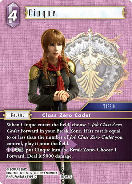 Final Fantasy TCG - Opus XXV - 25-077 Cinque