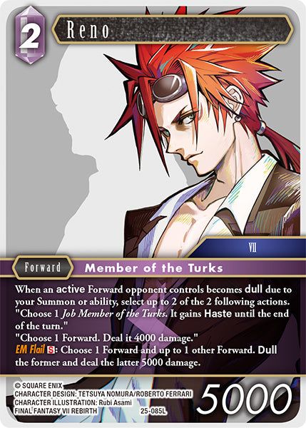 Final Fantasy TCG - Opus XXV - 25-085 Reno Foil