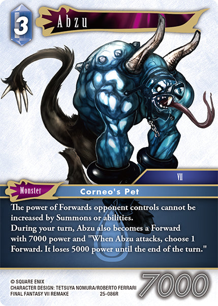 Final Fantasy TCG - Opus XXV - 25-086 Abzu Foil