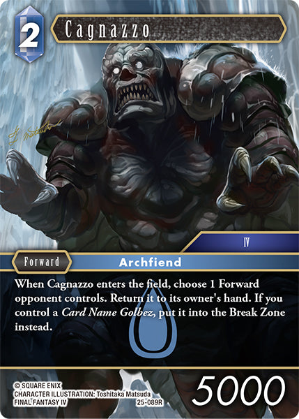 Final Fantasy TCG - Opus XXV - 25-089 Cagnazzo Foil
