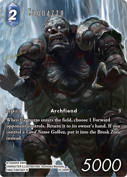 Final Fantasy TCG - Opus XXV - 25-089 Cagnazzo Full Art
