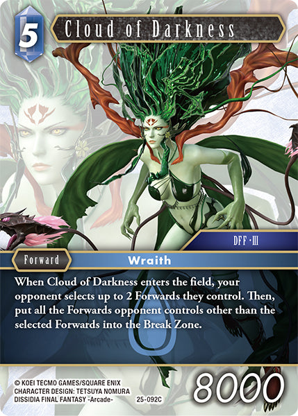 Final Fantasy TCG - Opus XXV - 25-092 Cloud of Darkness Foil