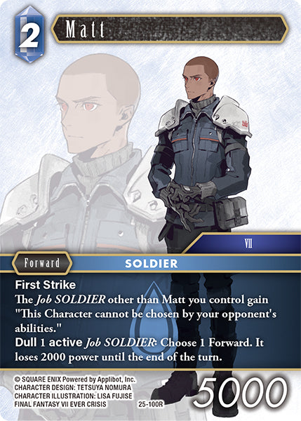 Final Fantasy TCG - Opus XXV - 25-100 Matt