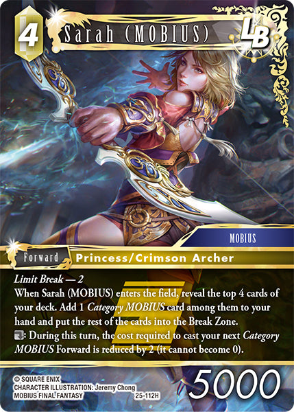 Final Fantasy TCG - Opus XXV - 25-112 Sarah (MOBIUS)