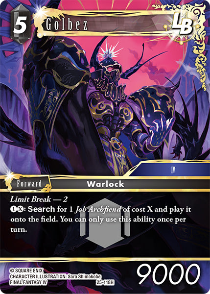 Final Fantasy TCG - Opus XXV - 25-118 Golbez Foil