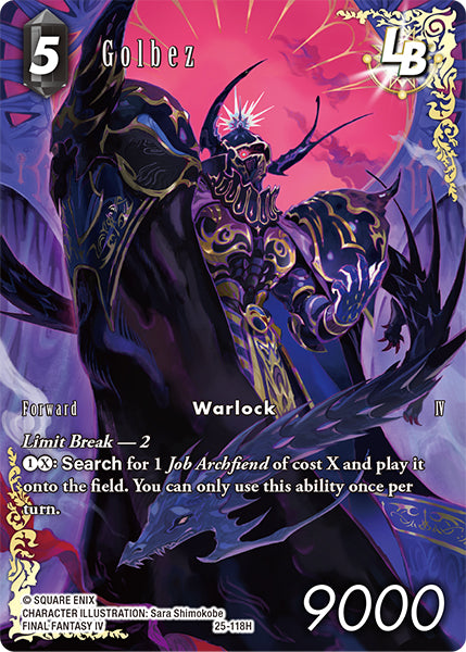 Final Fantasy TCG - Opus XXV - 25-118 Golbez Full Art