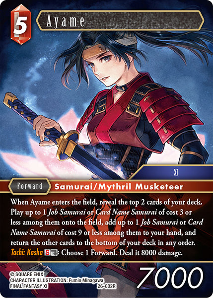 Final Fantasy TCG - Opus XXVI - 26-002 Ayame