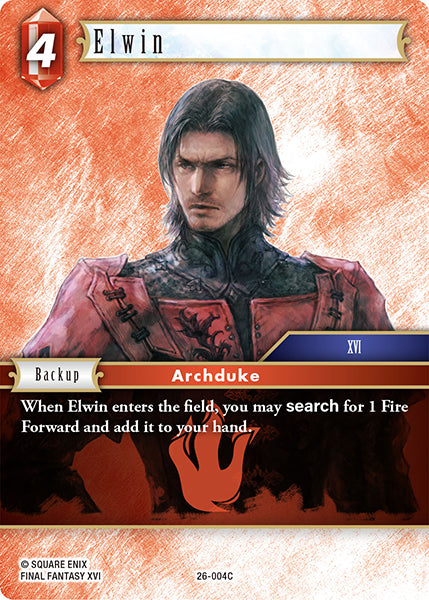 Final Fantasy TCG - Opus XXVI - 26-004 Elwin