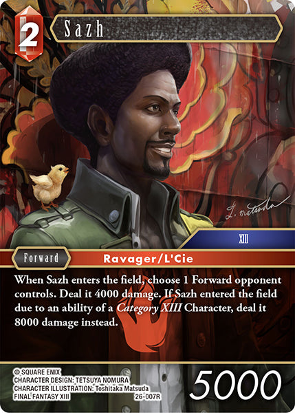 Final Fantasy TCG - Opus XXVI - 26-007 Sazh