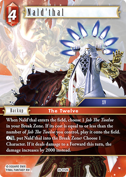 Final Fantasy TCG - Opus XXVI - 26-012 Nald'thal