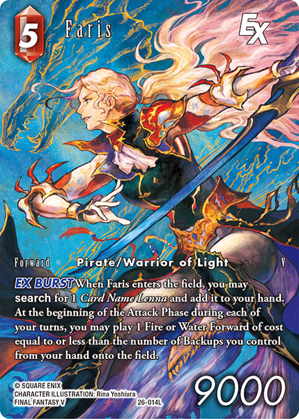 Final Fantasy TCG - Opus XXVI - 26-014 Faris Full Art
