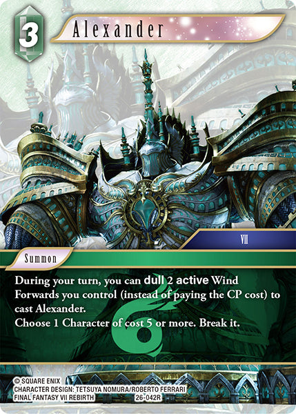 Final Fantasy TCG - Opus XXVI - 26-042 Alexander