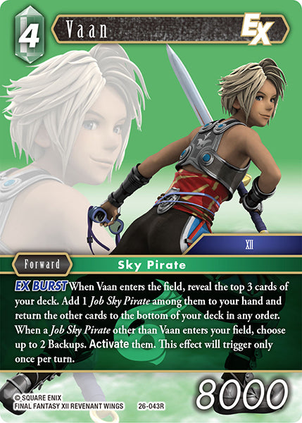 Final Fantasy TCG - Opus XXVI - 26-043 Vaan