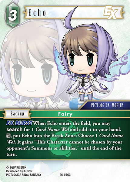 Final Fantasy TCG - Opus XXVI - 26-046 Echo