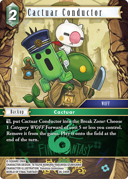 Final Fantasy TCG - Opus XXVI - 26-049 Cactuar Conductor