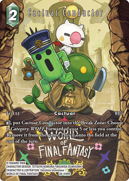 Final Fantasy TCG - Opus XXVI - 26-049 Cactuar Conductor Full Art