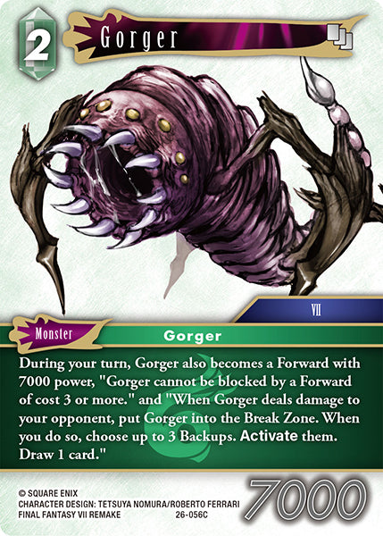 Final Fantasy TCG - Opus XXVI - 26-056 Gorger