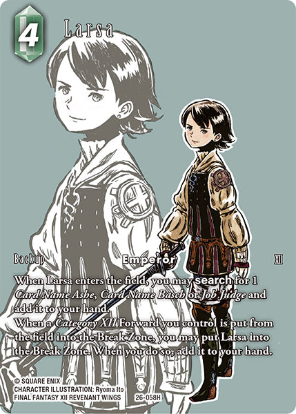 Final Fantasy TCG - Opus XXVI - 26-058 Larsa Full Art