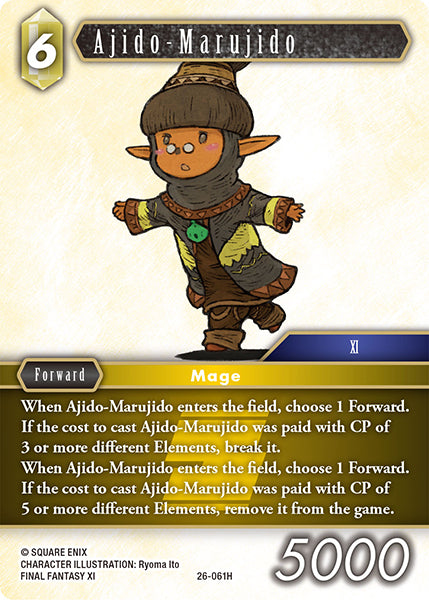 Final Fantasy TCG - Opus XXVI - 26-061 Ajido-Marujido