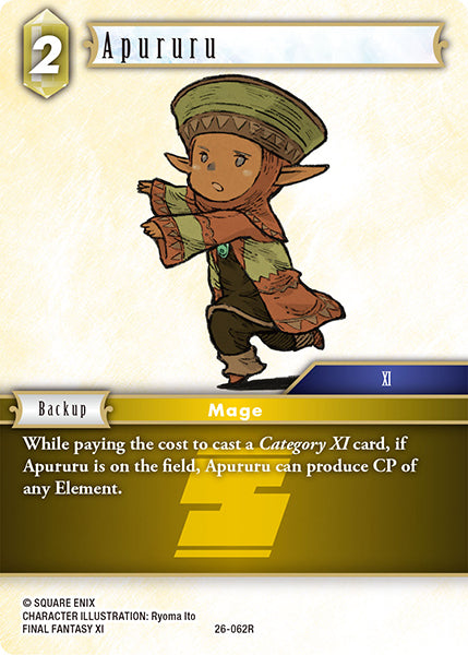 Final Fantasy TCG - Opus XXVI - 26-062 Apururu