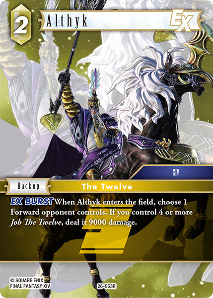 Final Fantasy TCG - Opus XXVI - 26-063 Althyk