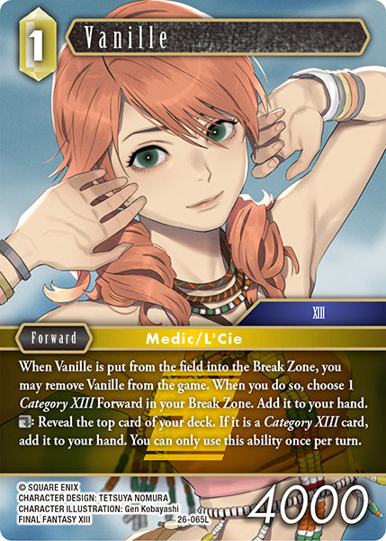 Final Fantasy TCG - Opus XXVI - 26-065 Vanille