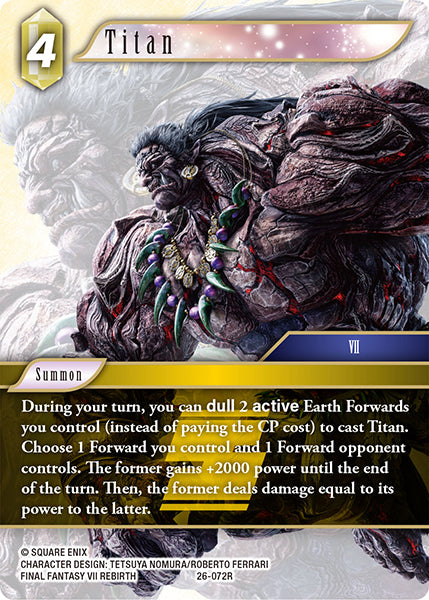 Final Fantasy TCG - Opus XXVI - 26-072 Titan